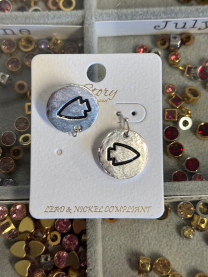Rally Ready Hoop Earrings | Hypoallergenic Game-Day Statement Jewelry