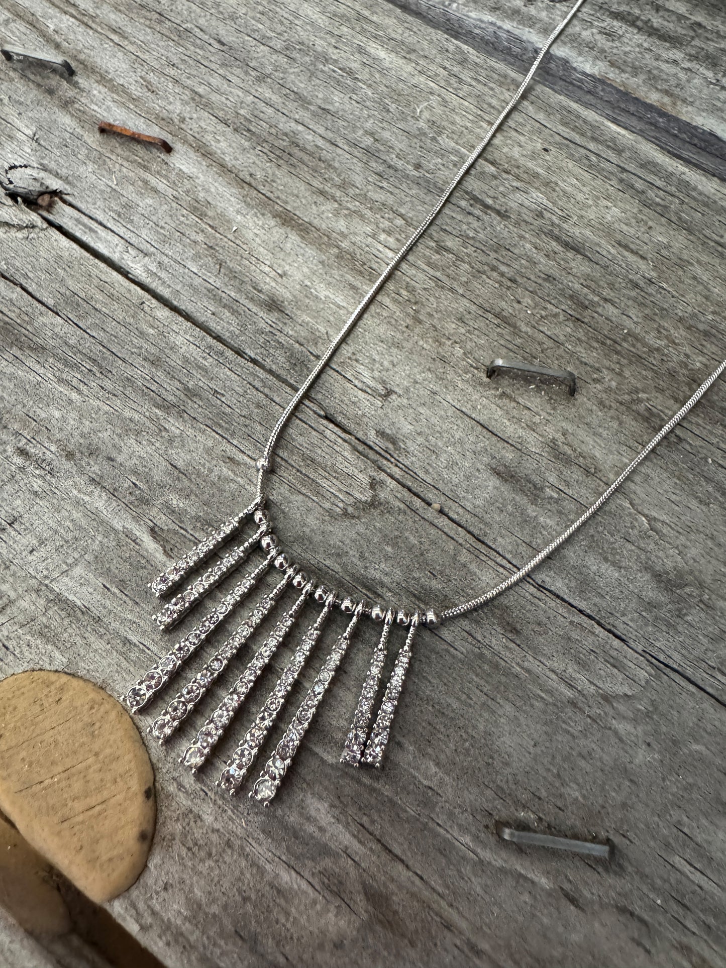 Celestial Radiance Necklace and Earring Set – Gold & Silver