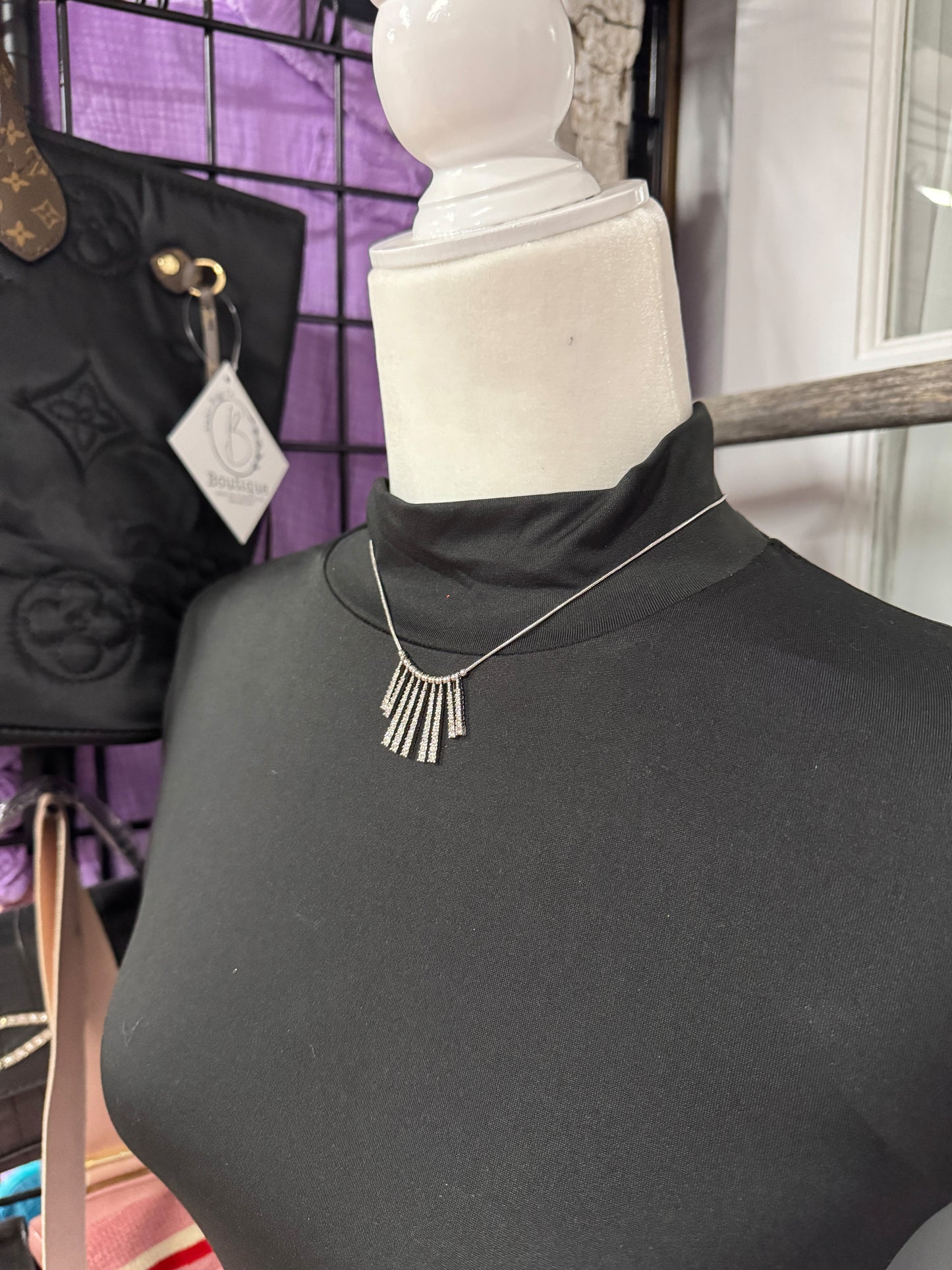 Celestial Radiance Necklace and Earring Set – Gold & Silver