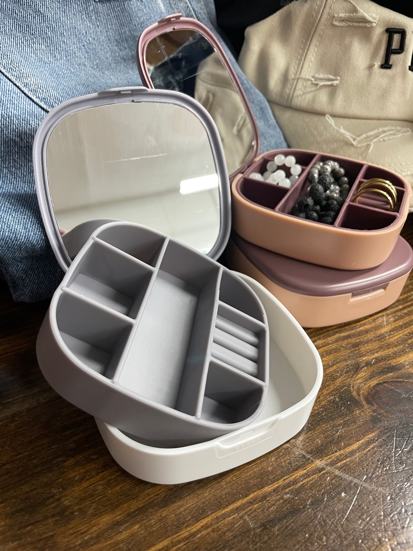 Small Hard Jewelry Case for Traveling