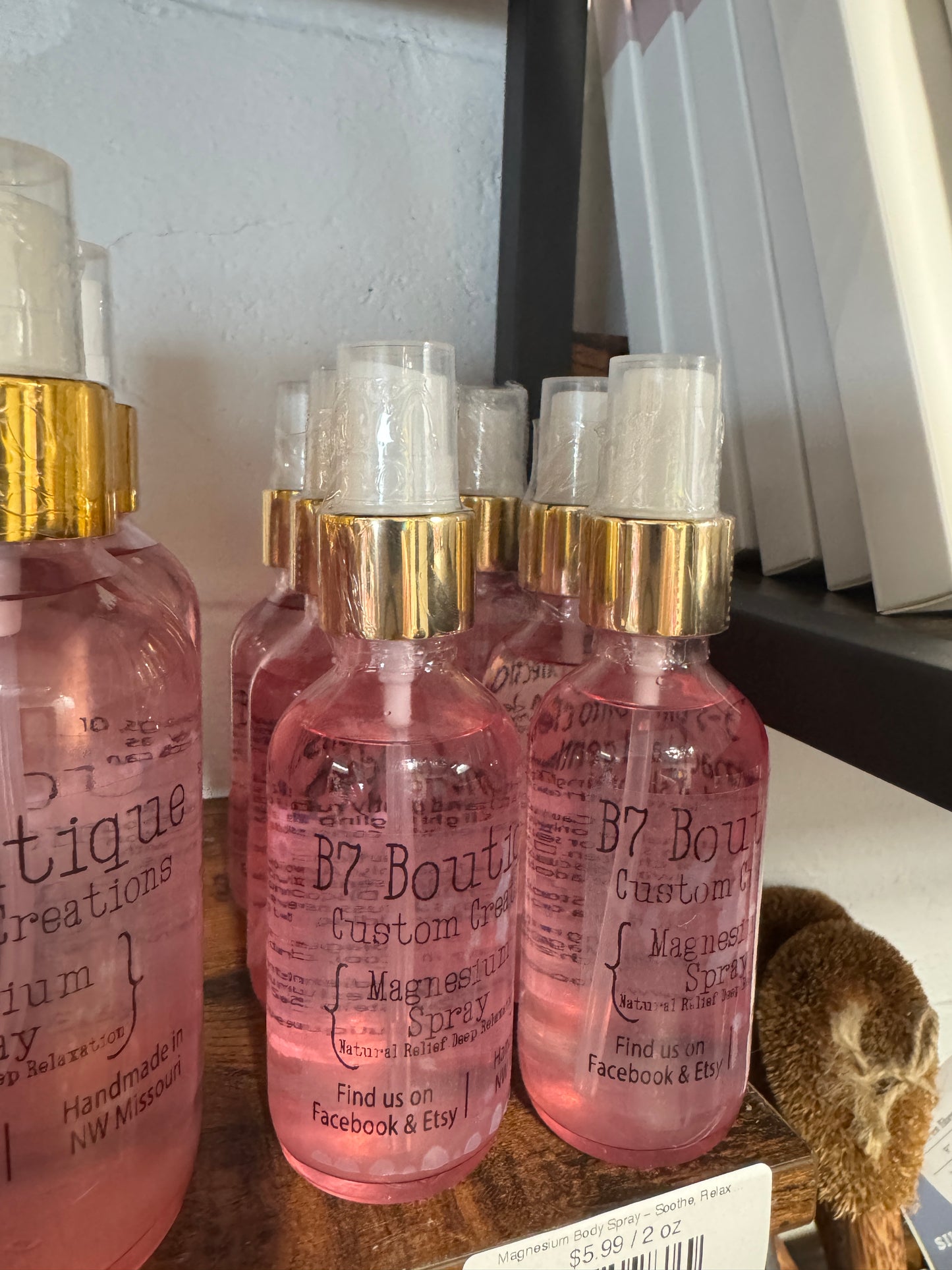 Magnesium Body Spray – Soothe, Relax & Recharge Naturally by B7 Boutique Custom Creations