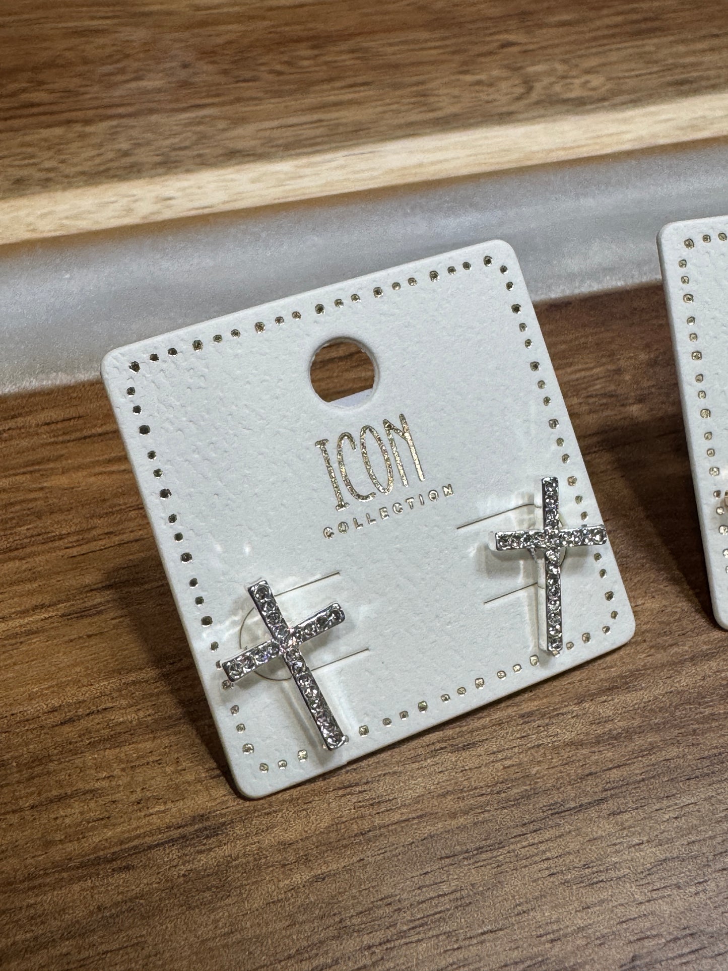 Silver & Gold Cross Earrings – Bold, Blessed, and Beautiful ✨