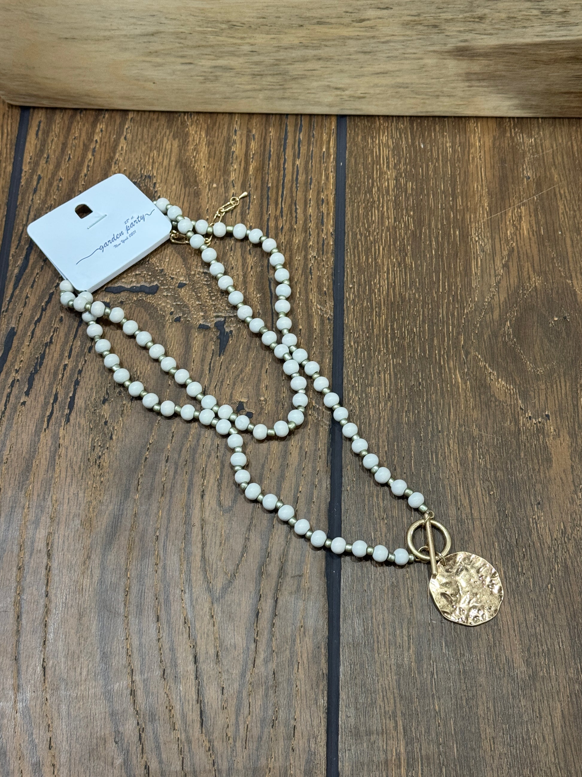 “Basic Beady Necklace with round bead charms on chain”

“Bold statement bead chain necklace from B7 Boutique”

“Chunky bead charm necklace for fashion layering”