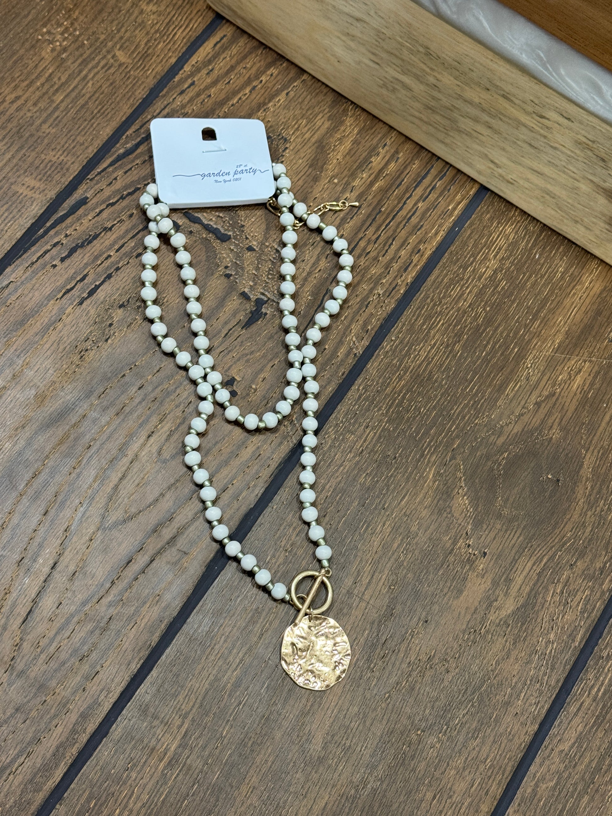 “Basic Beady Necklace with round bead charms on chain”

“Bold statement bead chain necklace from B7 Boutique”

“Chunky bead charm necklace for fashion layering”