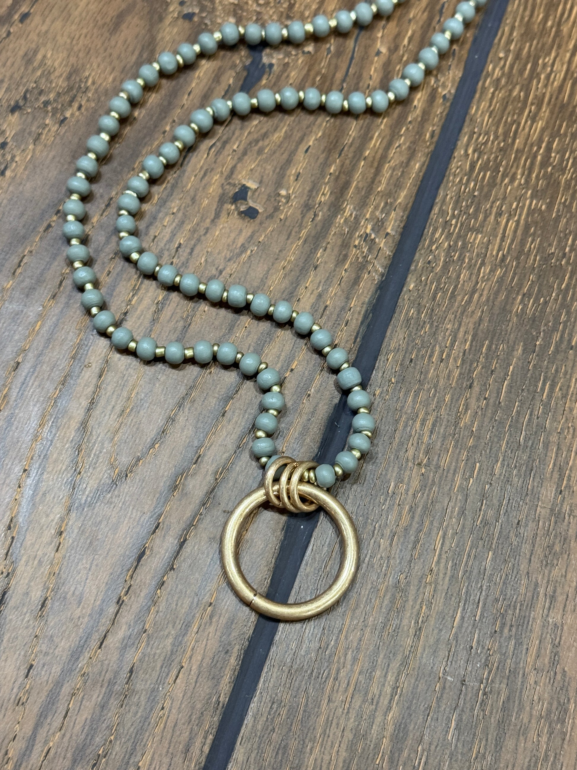 “Basic Beady Necklace with round bead charms on chain”

“Bold statement bead chain necklace from B7 Boutique”

“Chunky bead charm necklace for fashion layering”