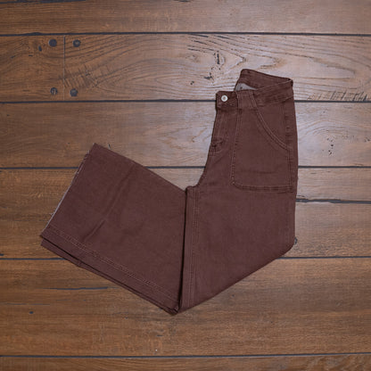 Chocolate Street Wide Leg Pocket Jeans