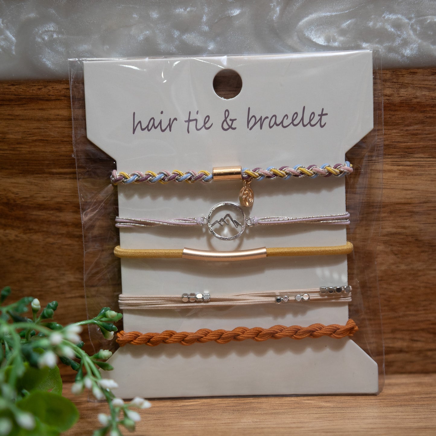 Chic Stretch Hair Tie Bracelet Set