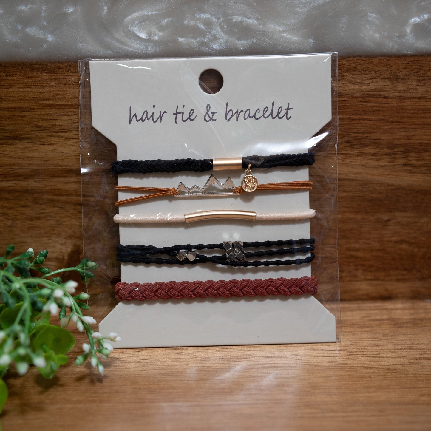 Chic Stretch Hair Tie Bracelet Set
