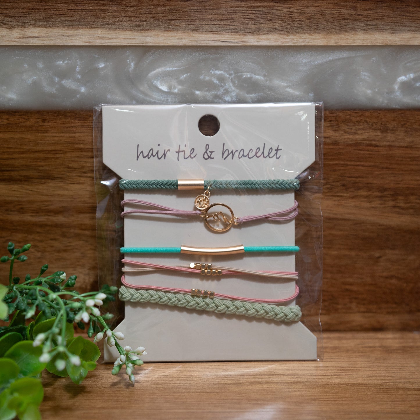 Chic Stretch Hair Tie Bracelet Set