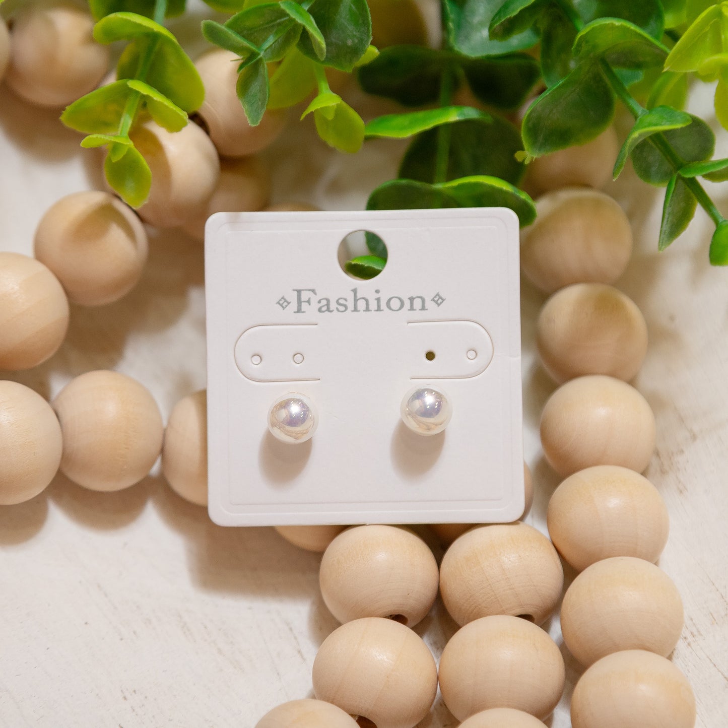 Soft Glow Pearl Stud Earrings ✨ – Classic Everyday Pearl Earrings