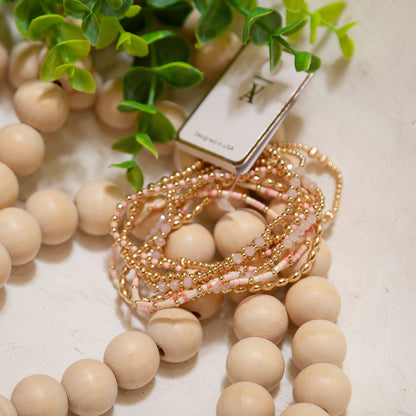 Stacked Sweetness Beaded Bracelet Sets ✨ – Colorful Stretch Bracelet Stacks (3 Style Options)