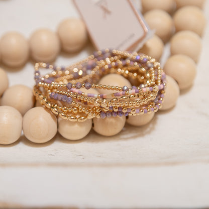 Stacked Sweetness Beaded Bracelet Sets ✨ – Colorful Stretch Bracelet Stacks (3 Style Options)