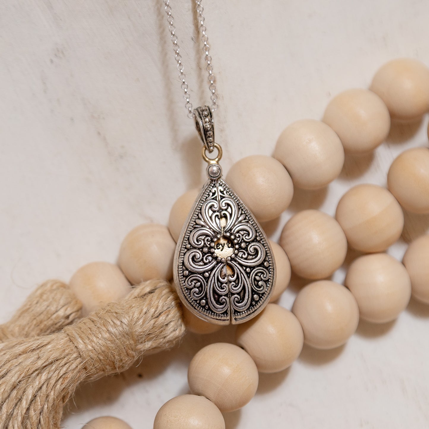 Blessed Heart Locket Necklace Collection ✨ – Hinged Teardrop Message Pendant Necklaces (3 Styles)