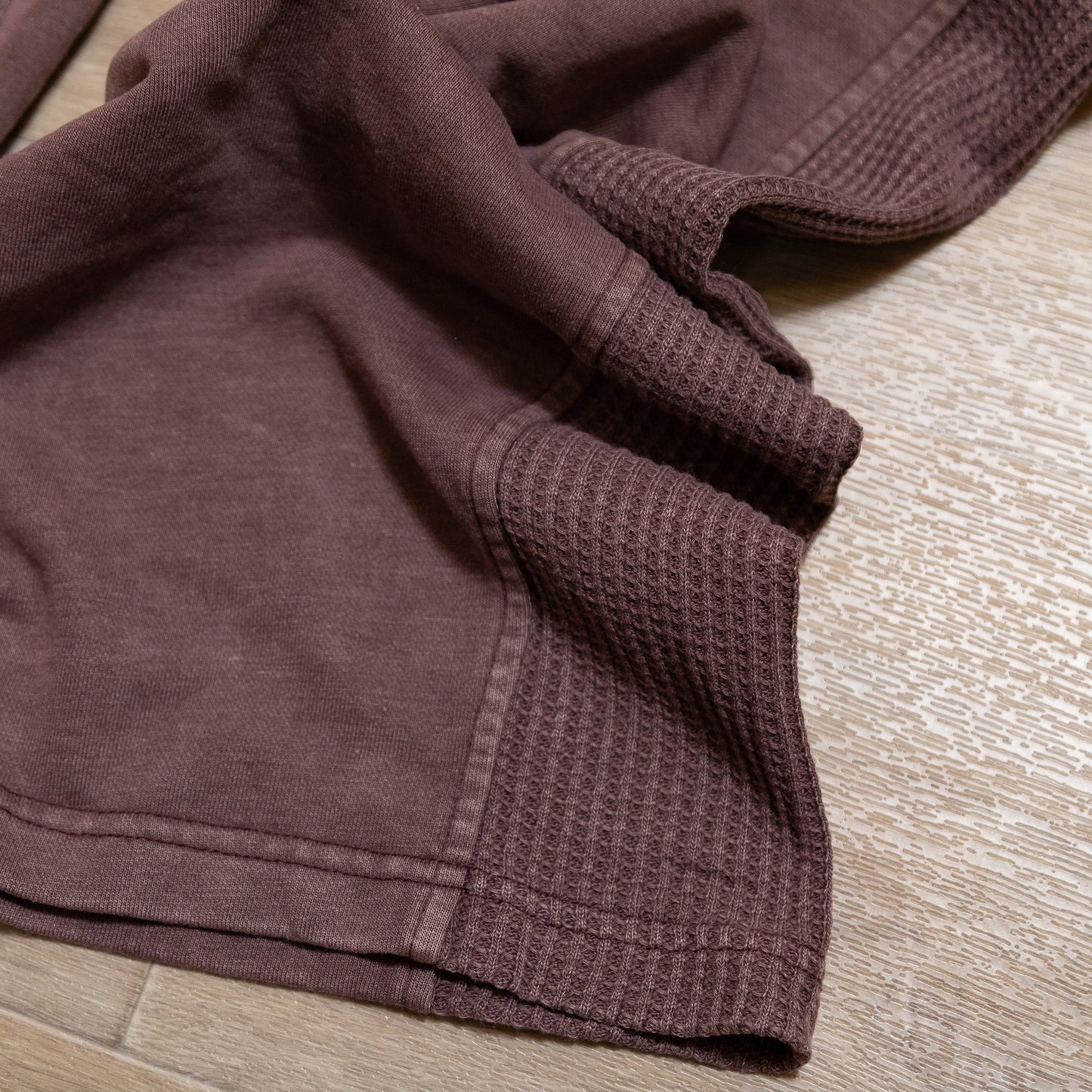 French Terry & Waffle Wide Leg Pants