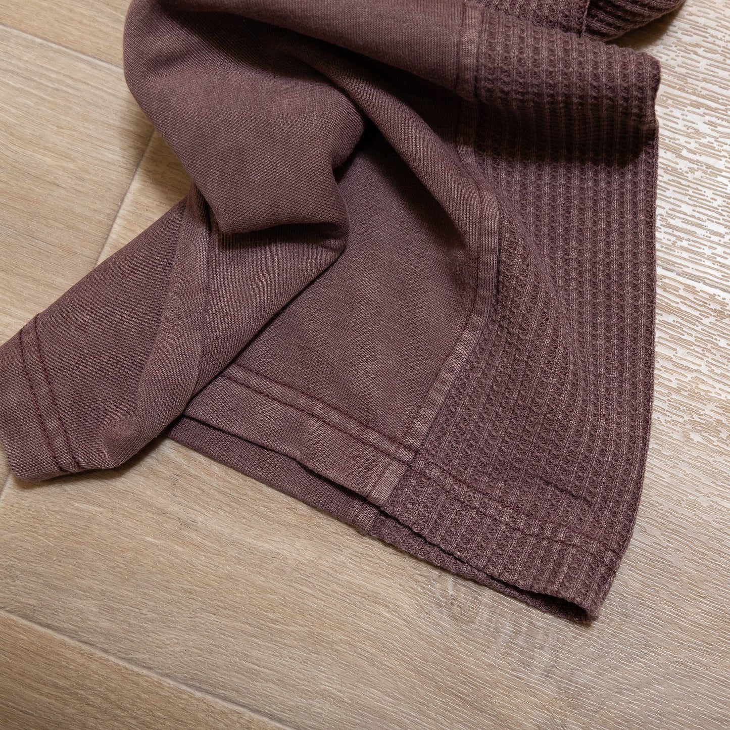 French Terry & Waffle Wide Leg Pants