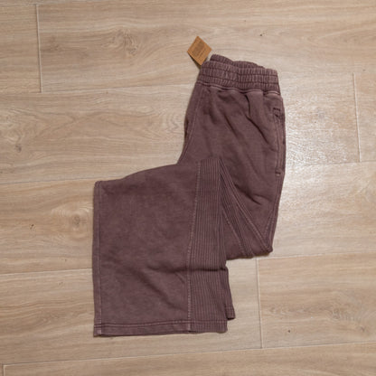 French Terry & Waffle Wide Leg Pants