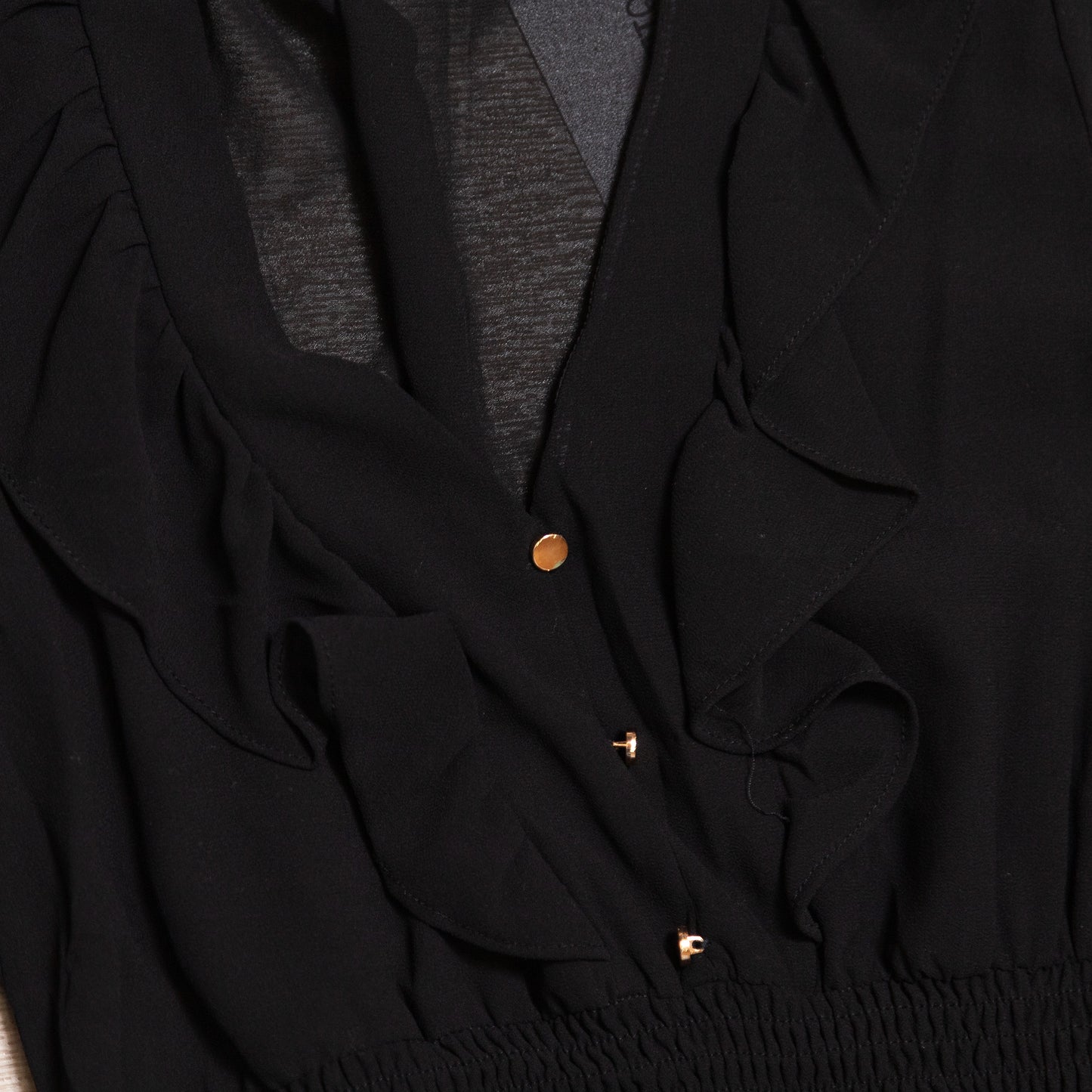 Ruffle Tiered V-Neck Dress by HYFVE— Lightweight, Flowy & Effortlessly Fancy