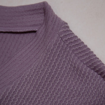 The Cozy Confidence Button Front Top by Stylive
