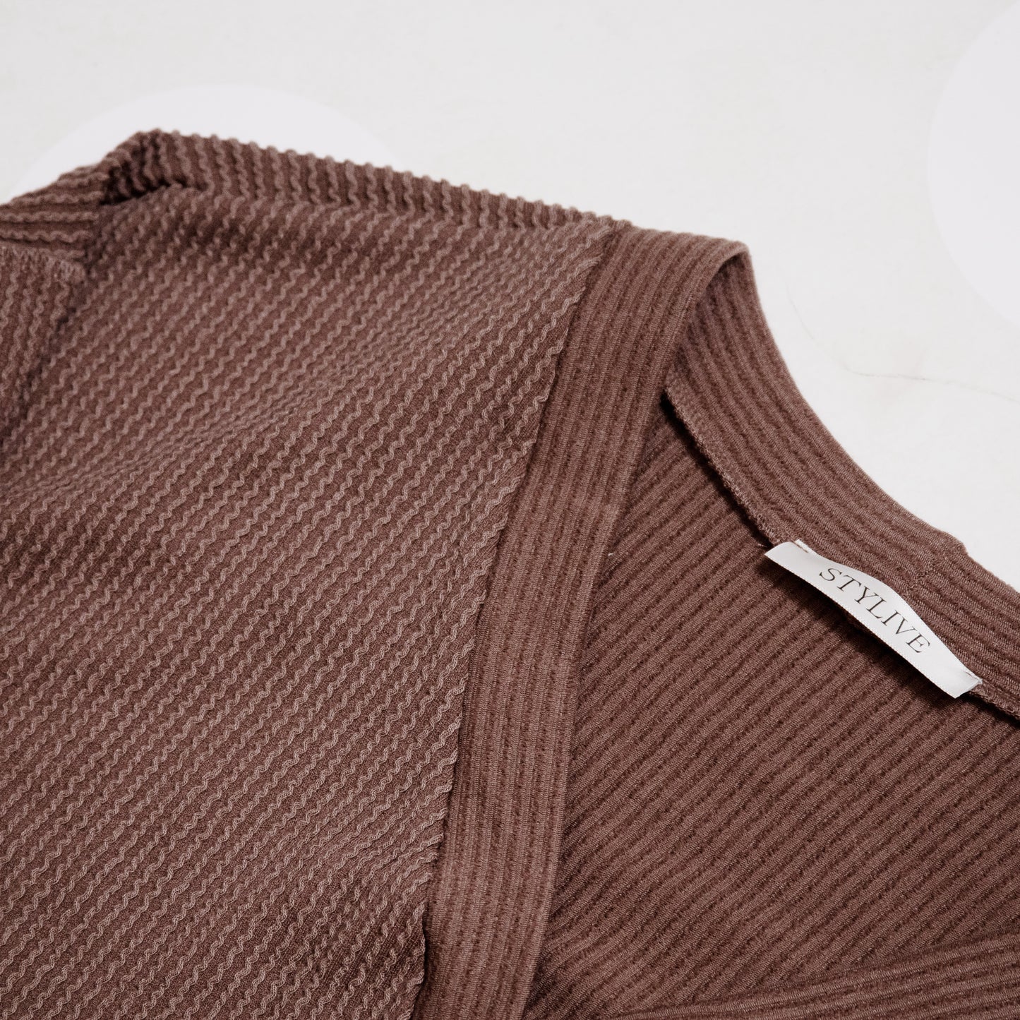 The Cozy Confidence Button Front Top by Stylive