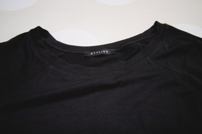 Everyday Essential Plus Size Long Sleeve Top by Stylive - Curvey Sizes