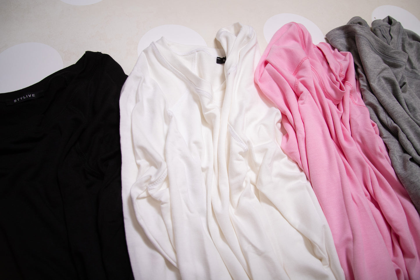 Everyday Essential Plus Size Long Sleeve Top by Stylive - Curvey Sizes