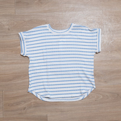 Easy Does It Striped Boxy Knit Top