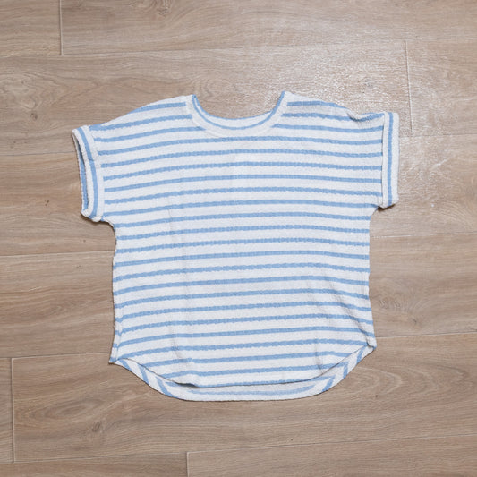 Easy Does It Striped Boxy Knit Top