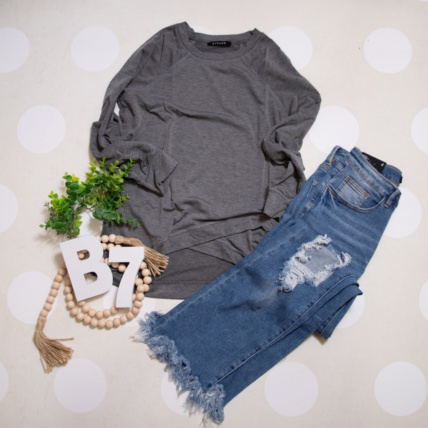 Everyday Essential Long Sleeve Top by Stylive