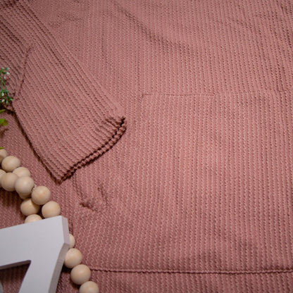 The Stay Cozy Soft Textured Hoodie by Stylive