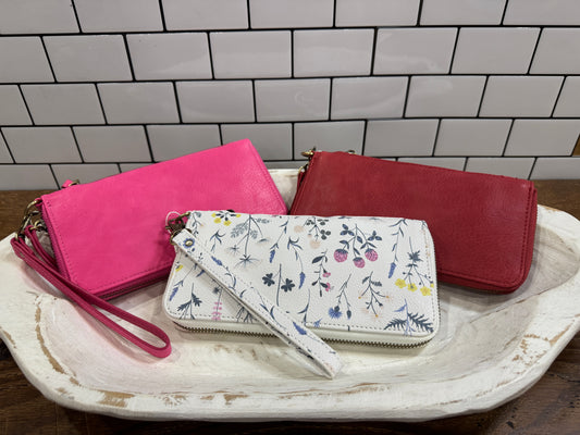 Joy Susan Chloe zip-around wallet in assorted colors