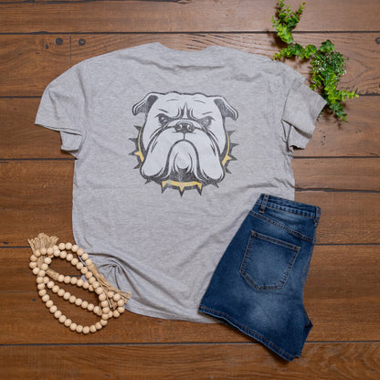 School Spirit Mascot Graphic Tee – Front & Back Mascot Pride Shirt