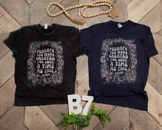 Perhaps You Were Created for Such a Time as This Graphic Tee | Esther Faith T-Shirt