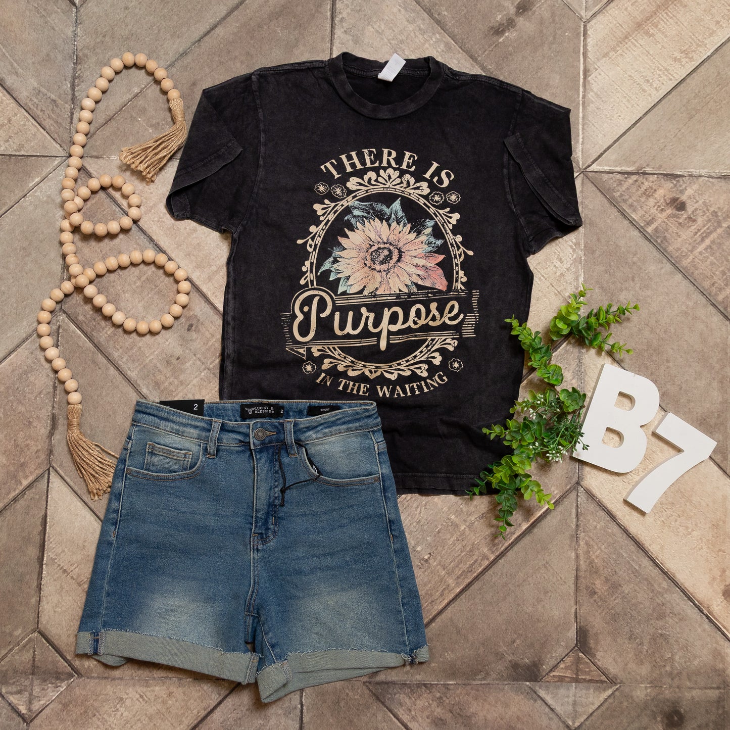There Is Purpose In The Waiting Graphic Tee – Vintage Faith Shirt