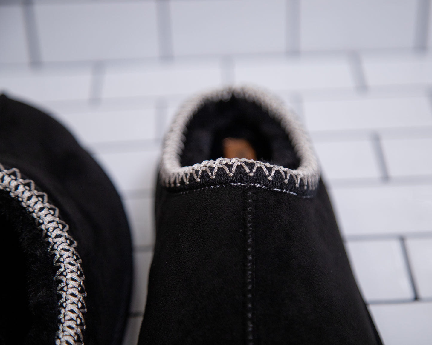 Plush Comfort Clogs by Very G — Black, Tan & Cream