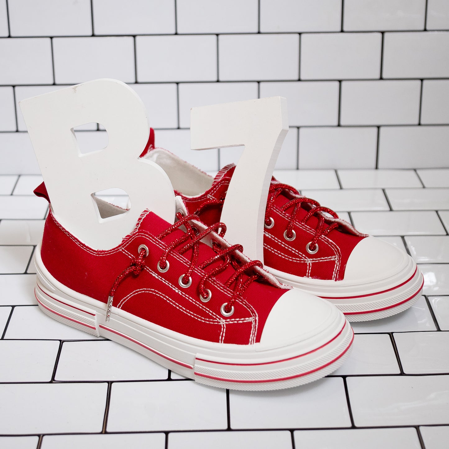 Very G Glitter Laced Slip-On Sneakers – Sparkly Everyday Comfort