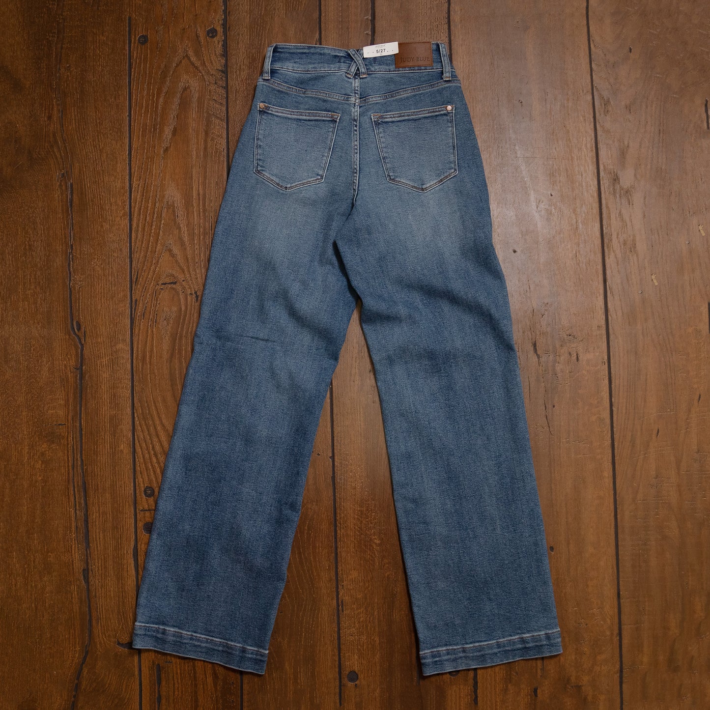 Judy Blue Star Front Seam Wide Leg Jeans – Effortless, Flattering & Full of Personality