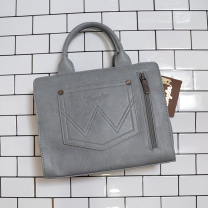 Wrangler Embroidered Trapezoid Tote Crossbody – Stylish Western Embroidery & Everyday Carry 🤠🌵