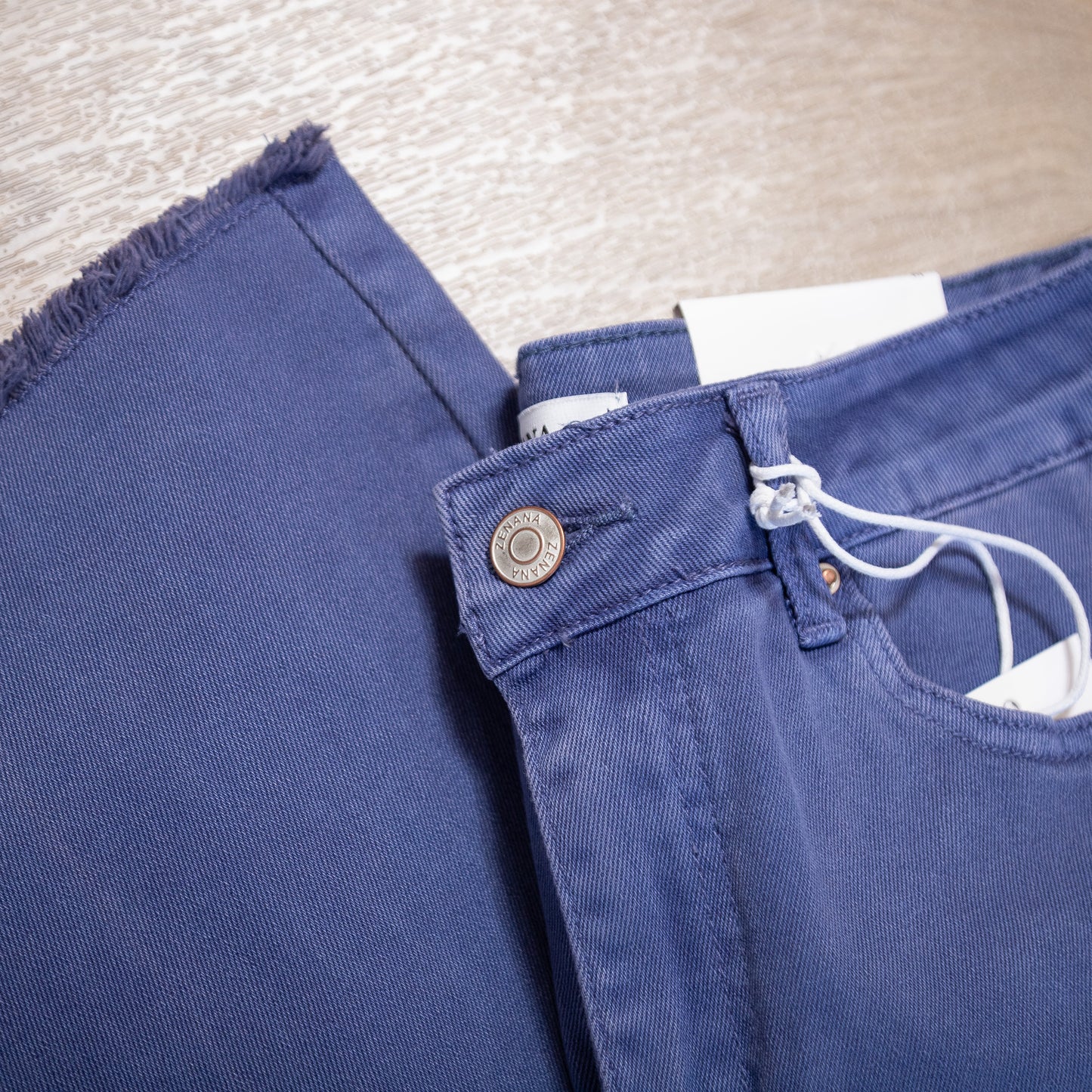 Acid Washed High Waist Bootcut Pants – Zenana Frayed Hem