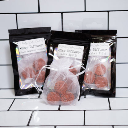 Handmade Clay Diffuser by B7 Boutique Custom Creations – Hanging or Mesh Bag Style