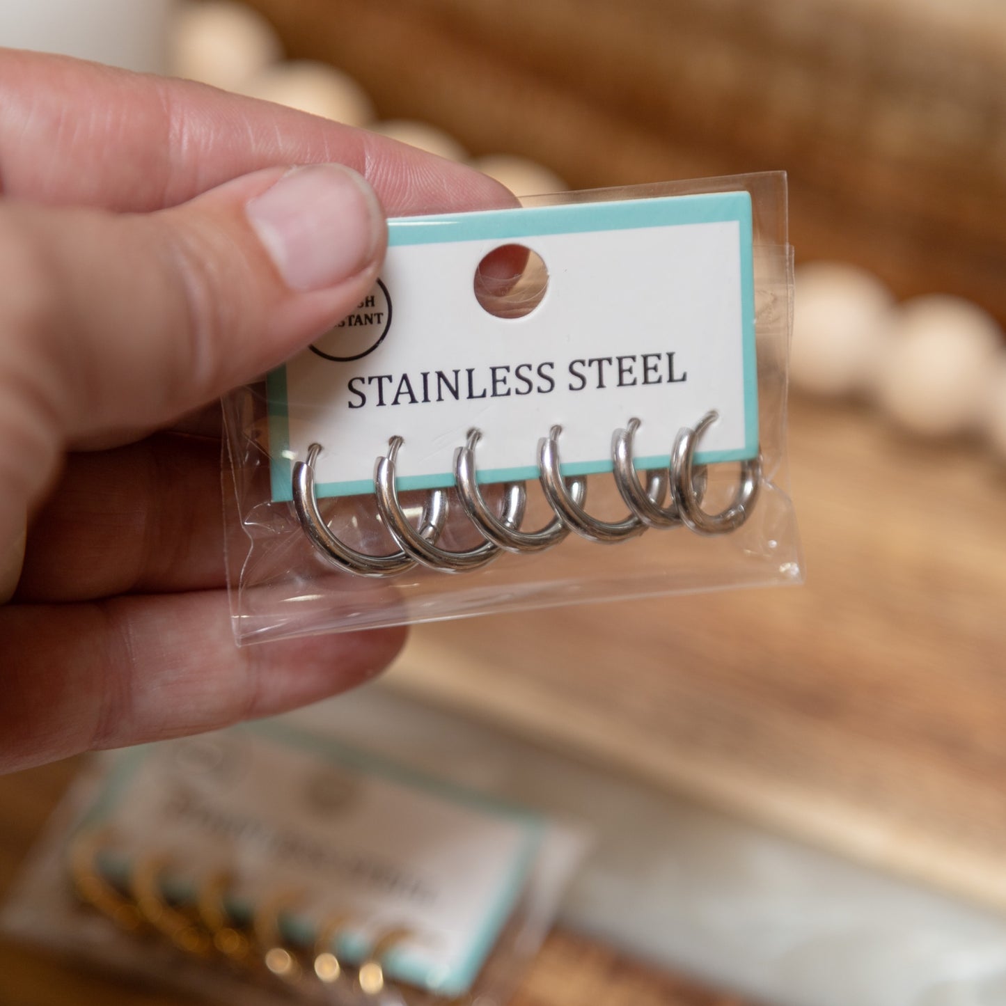 Everyday Stainless Steel Hoop Earring Set | Gold or Silver Tarnish-Resistant Hoop Set