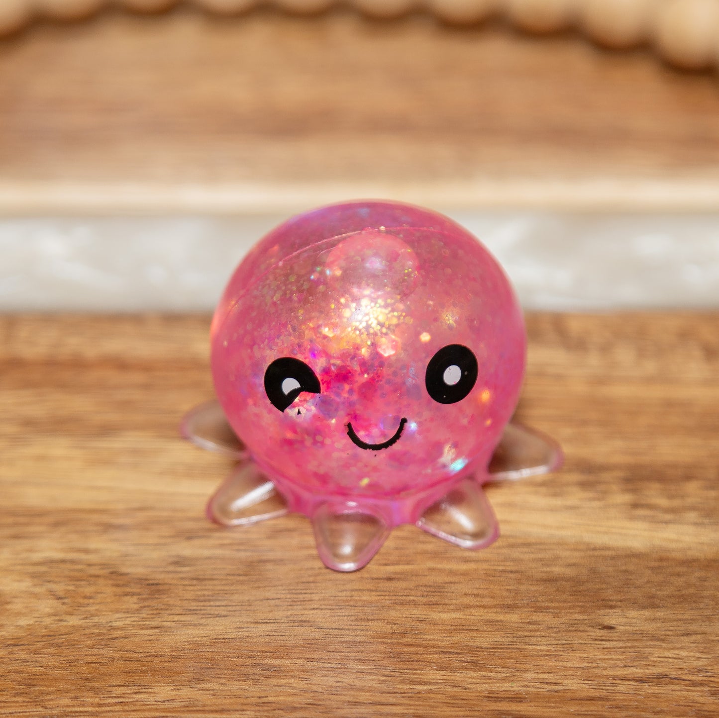 Assorted Glitter Octopus Squishy Toy | Cute Mini Sensory Fidget Toy