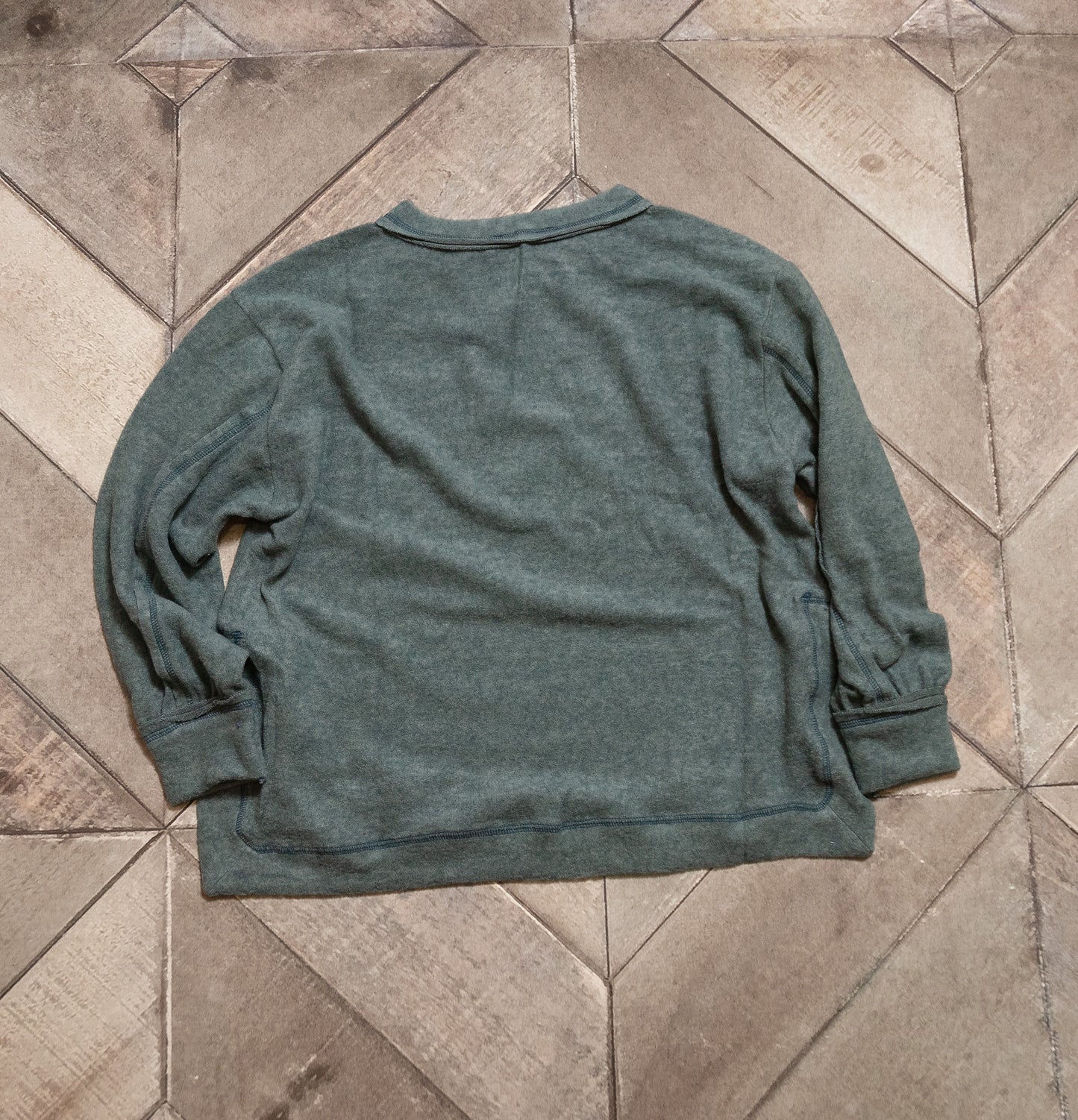 Zenana Brushed Hacci Hi‑Low Round Neck Sweater – Soft Oversized Knit Top