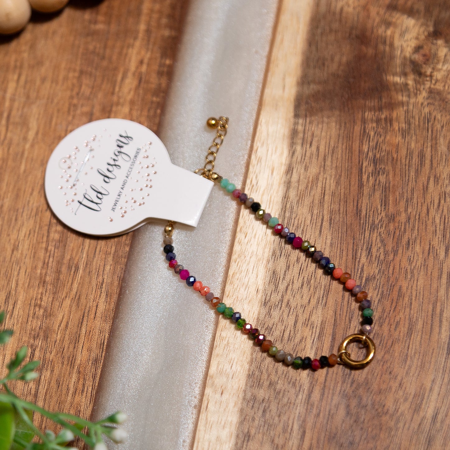 Confetti Bead Necklace & Bracelet | TLD Designs Colorful Boutique Jewelry