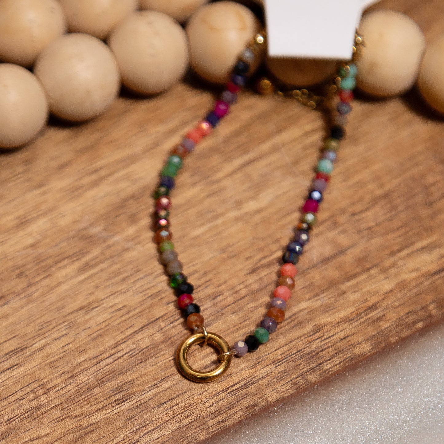 Confetti Bead Necklace & Bracelet | TLD Designs Colorful Boutique Jewelry