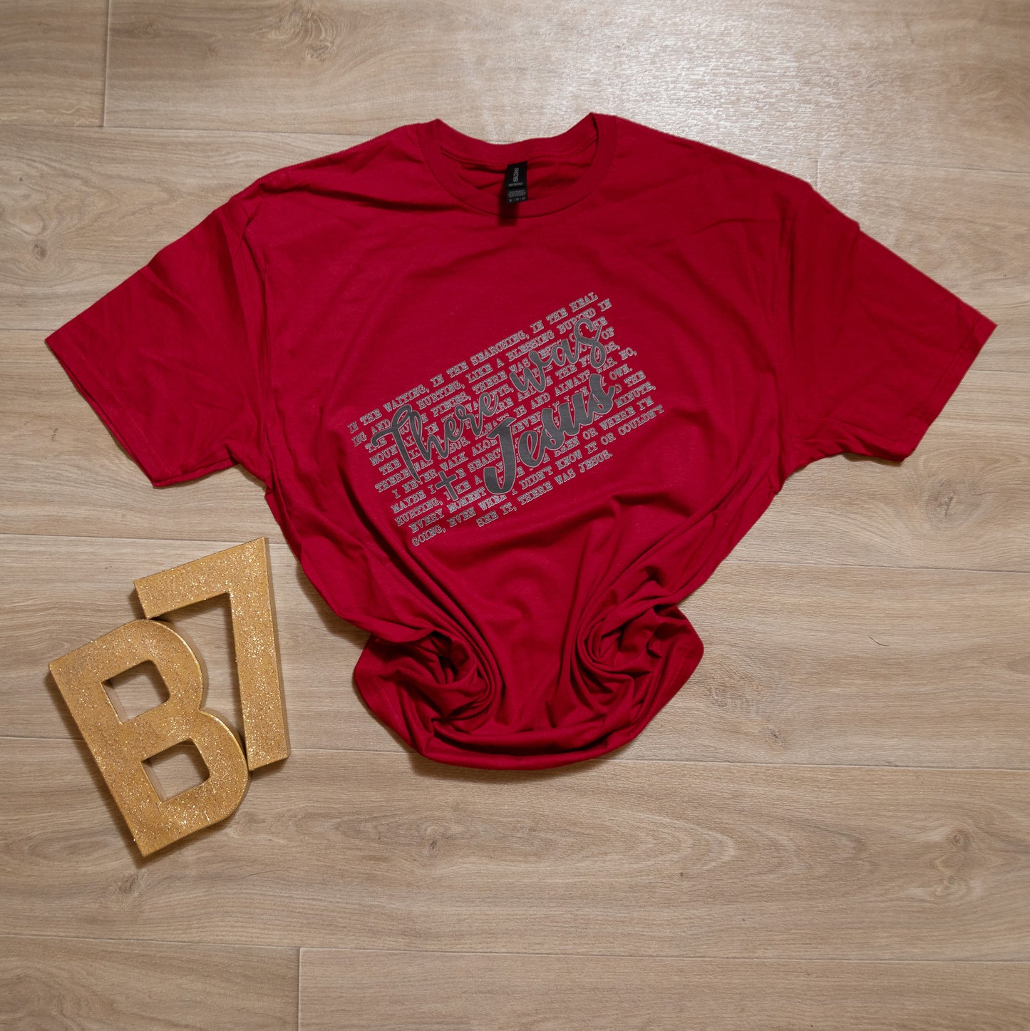 There Was Jesus Graphic Tee – Christian Faith Shirt