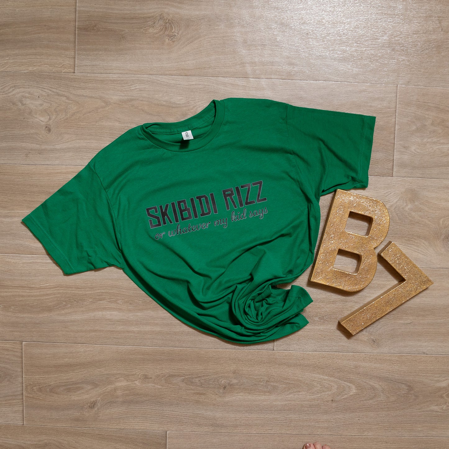 Skibidi Rizz or Whatever My Kid Says Tee – Funny Parenting Meme Graphic Shirt