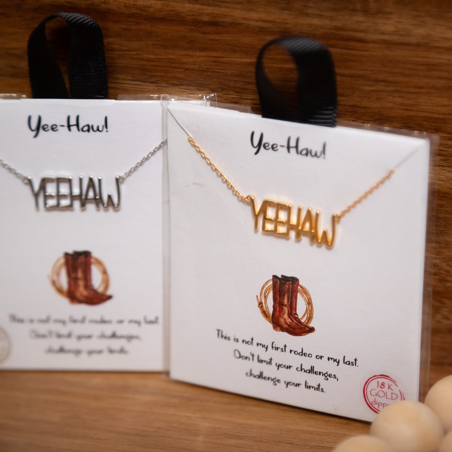 Yee-Haw Statement Necklace – Gold or Silver