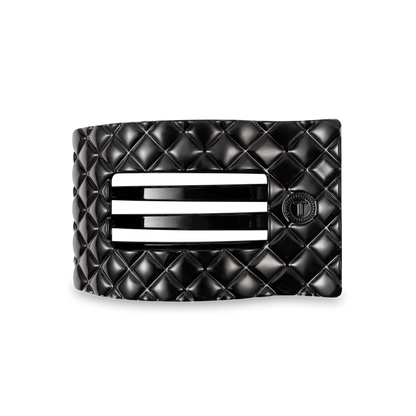 TELETIES Medium Flat Rectangle Hair Clip – No-Snag Hold for All-Day Comfort
