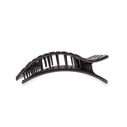TELETIES Medium Flat Rectangle Hair Clip – No-Snag Hold for All-Day Comfort