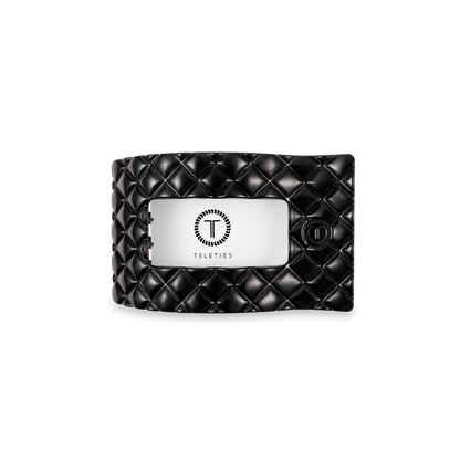 TELETIES Small Flat Rectangle Hair Clip – Strong Hold, No Snag